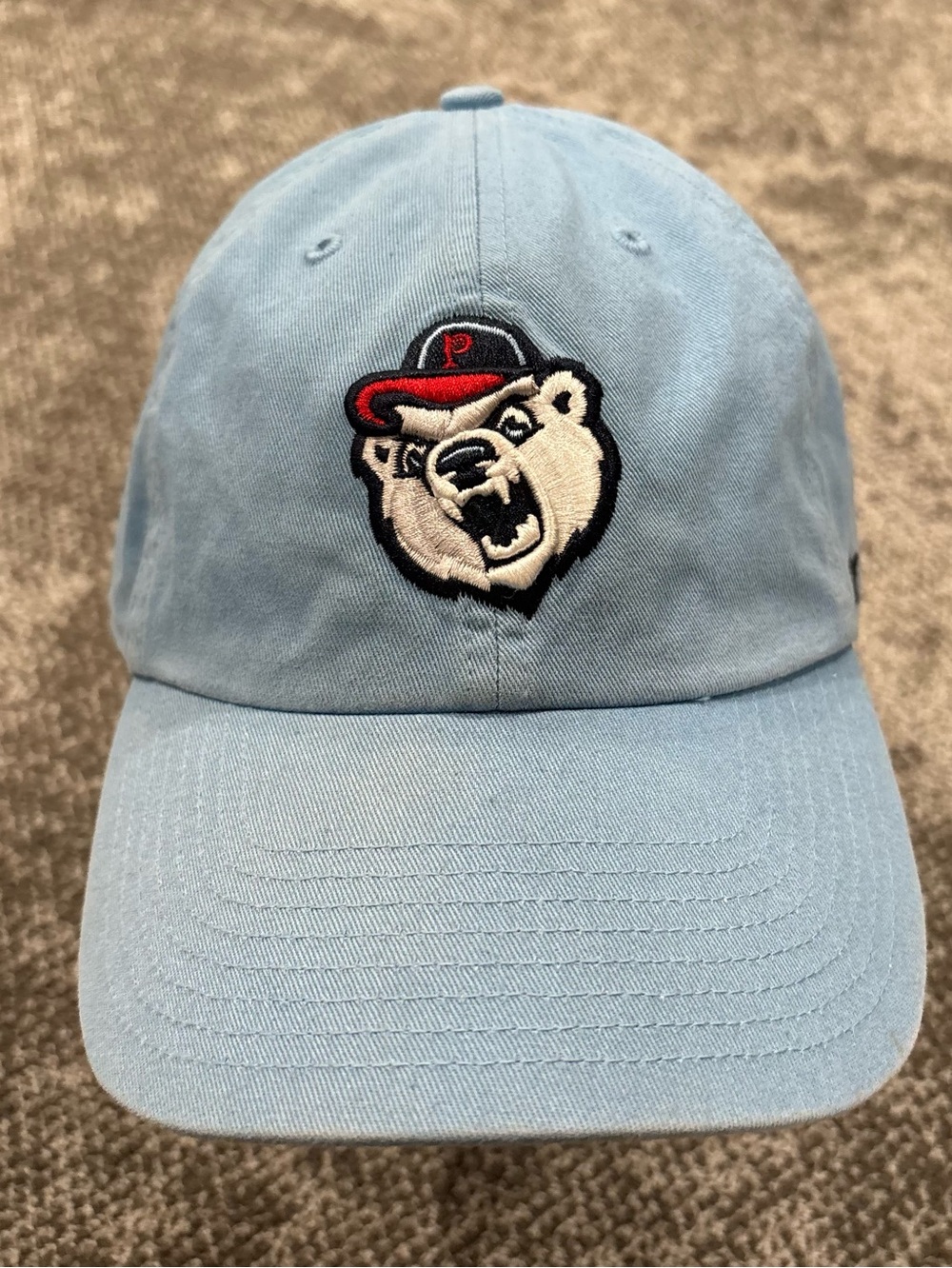 47 Brand MiLB Pawtucket Red Sox Light Blue Adjustable Hat OSFA